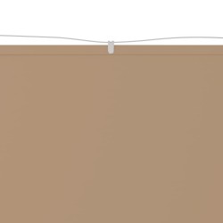 vidaXL Senkrechtmarkise Taupe 60x270 cm Oxford-Gewebe