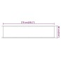 vidaXL Senkrechtmarkise Taupe 60x270 cm Oxford-Gewebe vidaXL Senkrechtmarkise Taupe 60x270 cm Oxford-Gewebe