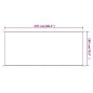 vidaXL Senkrechtmarkise Blau 180x270 cm Oxford-Gewebe