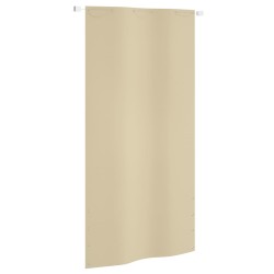 vidaXL Balkon-Sichtschutz Beige 120x240 cm Oxford-Gewebe