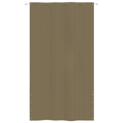 vidaXL Balkon-Sichtschutz Taupe 160x240 cm Oxford-Gewebe