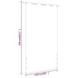 vidaXL Balkon-Sichtschutz Dunkelgrün 160x240 cm Oxford-Gewebe vidaXL Balkon-Sichtschutz Dunkelgrün 160x240 cm Oxford-Gewebe