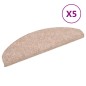 vidaXL Selbstklebende Treppenmatten 5 Stk. Braun 65x21x4cm Nadelvlies vidaXL Selbstklebende Treppenmatten 5 Stk. Braun 65x21x4cm Nadelvlies