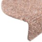 vidaXL Selbstklebende Treppenmatten 5 Stk. Braun 65x21x4cm Nadelvlies vidaXL Selbstklebende Treppenmatten 5 Stk. Braun 65x21x4cm Nadelvlies