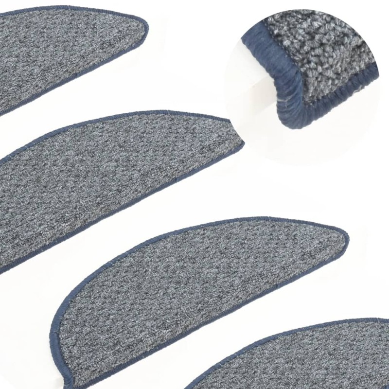 vidaXL Treppenmatten 15 Stk. Blau 56x17x3 cm vidaXL Treppenmatten 15 Stk. Blau 56x17x3 cm