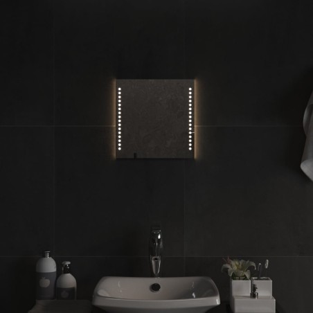 vidaXL LED-Badspiegel 30x30 cm