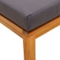 vidaXL Gartenhocker mit Kissen 2 Stk. 40x40x42 cm Massivholz Akazie vidaXL Gartenhocker mit Kissen 2 Stk. 40x40x42 cm Massivholz Akazie