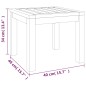 vidaXL Gartenhocker mit Kissen 2 Stk. 40x40x42 cm Massivholz Akazie vidaXL Gartenhocker mit Kissen 2 Stk. 40x40x42 cm Massivholz Akazie