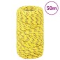 vidaXL Bootsseil Gelb 2 mm 50 m Polypropylen vidaXL Bootsseil Gelb 2 mm 50 m Polypropylen