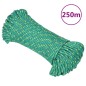 vidaXL Bootsseil Grün 3 mm 250 m Polypropylen vidaXL Bootsseil Grün 3 mm 250 m Polypropylen