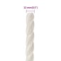 vidaXL Arbeitsseil Weiß 12 mm 250 m Polypropylen vidaXL Arbeitsseil Weiß 12 mm 250 m Polypropylen