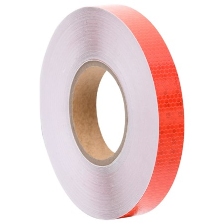 vidaXL Reflektorband Rot 2,5 cmx50 m PVC