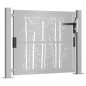 vidaXL Gartentor 105x80 cm Cortenstahl Bambus-Design vidaXL Gartentor 105x80 cm Cortenstahl Bambus-Design