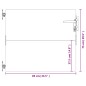 vidaXL Gartentor 85x75 cm Cortenstahl vidaXL Gartentor 85x75 cm Cortenstahl