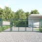 vidaXL Mesh-Gartentor Grün 400x175 cm Verzinkter Stahl vidaXL Mesh-Gartentor Grün 400x175 cm Verzinkter Stahl