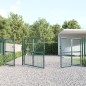 vidaXL Mesh-Gartentor Grün 400x175 cm Verzinkter Stahl vidaXL Mesh-Gartentor Grün 400x175 cm Verzinkter Stahl
