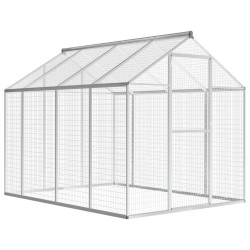 vidaXL Außenvoliere Aluminium 178x242x192 cm  