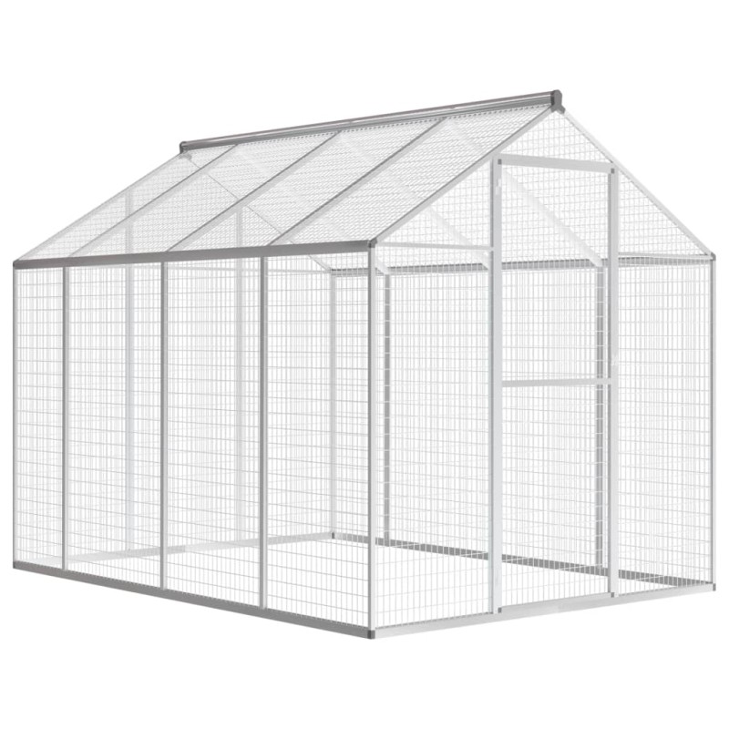 vidaXL Außenvoliere Aluminium 178x242x192 cm vidaXL Außenvoliere Aluminium 178x242x192 cm