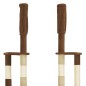 vidaXL Kratzbaum mit Sisal-Kratzsäulen Braun 234 cm vidaXL Kratzbaum mit Sisal-Kratzsäulen Braun 234 cm