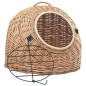 vidaXL Katzen-Transportkorb 50x42x40 cm Natürliche Weide vidaXL Katzen-Transportkorb 50x42x40 cm Natürliche Weide