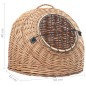 vidaXL Katzen-Transportkorb 50x42x40 cm Natürliche Weide vidaXL Katzen-Transportkorb 50x42x40 cm Natürliche Weide