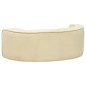 vidaXL Hundesofa Klappbar Creme 73x67x26 cm Plüsch Waschbares Kissen vidaXL Hundesofa Klappbar Creme 73x67x26 cm Plüsch Waschbares Kissen