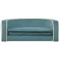 vidaXL Hundesofa Klappbar Türkis 73x67x26 cm Plüsch Waschbares Kissen vidaXL Hundesofa Klappbar Türkis 73x67x26 cm Plüsch Waschbares Kissen