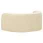 vidaXL Hundesofa Klappbar Creme 76x71x30 cm Leinen Waschbares Kissen vidaXL Hundesofa Klappbar Creme 76x71x30 cm Leinen Waschbares Kissen