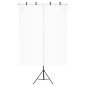 vidaXL Hintergrundständer T-Form Schwarz 151x60x(70-200) cm vidaXL Hintergrundständer T-Form Schwarz 151x60x(70-200) cm