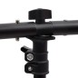 vidaXL Hintergrundständer T-Form Schwarz 151x60x(70-200) cm vidaXL Hintergrundständer T-Form Schwarz 151x60x(70-200) cm