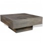 vidaXL Couchtisch Dunkelbraun Quadratisch Massivholz Mango vidaXL Couchtisch Dunkelbraun Quadratisch Massivholz Mango