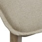 vidaXL Esszimmerstühle 2 Stk. Beige Stoff und Massivholz Eiche vidaXL Esszimmerstühle 2 Stk. Beige Stoff und Massivholz Eiche