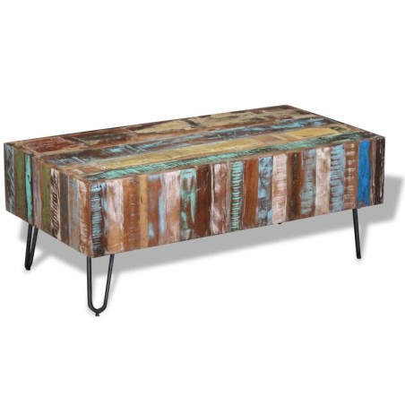 vidaXL Couchtisch Altholz 100x50x38 cm