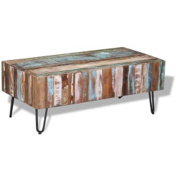vidaXL Couchtisch Altholz 100x50x38 cm