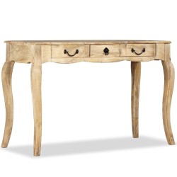 vidaXL Konsolentisch Mangoholz Massiv 120x50x80 cm