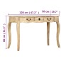 vidaXL Konsolentisch Mangoholz Massiv 120x50x80 cm vidaXL Konsolentisch Mangoholz Massiv 120x50x80 cm