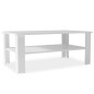 vidaXL Couchtisch Holzwerkstoff 100x59x42 cm Weiß vidaXL Couchtisch Holzwerkstoff 100x59x42 cm Weiß