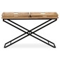 vidaXL Konsolentisch Mangoholz Massiv 130 x 40 x 80 cm vidaXL Konsolentisch Mangoholz Massiv 130 x 40 x 80 cm