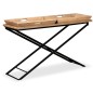 vidaXL Konsolentisch Mangoholz Massiv 130 x 40 x 80 cm vidaXL Konsolentisch Mangoholz Massiv 130 x 40 x 80 cm