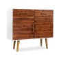 vidaXL Sideboard Akazienholz Massiv 90 x 33,5 x 83 cm vidaXL Sideboard Akazienholz Massiv 90 x 33,5 x 83 cm