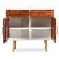 vidaXL Sideboard Akazienholz Massiv 90 x 33,5 x 83 cm vidaXL Sideboard Akazienholz Massiv 90 x 33,5 x 83 cm