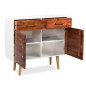 vidaXL Sideboard Akazienholz Massiv 90 x 33,5 x 83 cm vidaXL Sideboard Akazienholz Massiv 90 x 33,5 x 83 cm