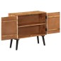 vidaXL Sideboard Mangoholz Massiv 85x30x75 cm vidaXL Sideboard Mangoholz Massiv 85x30x75 cm