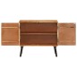 vidaXL Sideboard Mangoholz Massiv 85x30x75 cm vidaXL Sideboard Mangoholz Massiv 85x30x75 cm