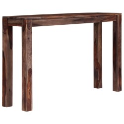 vidaXL Konsolentisch Grau 120×30×76 cm Massivholz