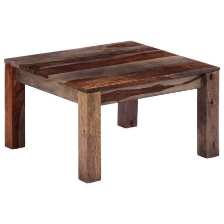 vidaXL Couchtisch Grau 60 x 60 x 35 cm Massivholz