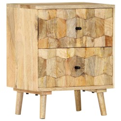 vidaXL Nachttisch 40x30x50 cm Massivholz Mango