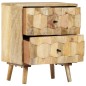 vidaXL Nachttisch 40x30x50 cm Massivholz Mango vidaXL Nachttisch 40x30x50 cm Massivholz Mango