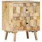 vidaXL Nachttisch 40x30x50 cm Massivholz Mango vidaXL Nachttisch 40x30x50 cm Massivholz Mango