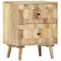 vidaXL Nachttisch 40x30x50 cm Massivholz Mango vidaXL Nachttisch 40x30x50 cm Massivholz Mango